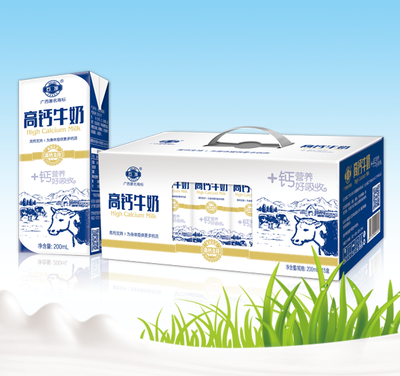 200mL高钙牛奶