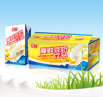 250mL晨鲜豆奶饮品