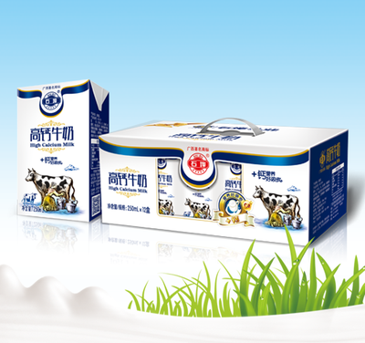 250mL高钙牛奶